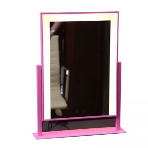 Pink Vanity Mirror With Lights LED Bar